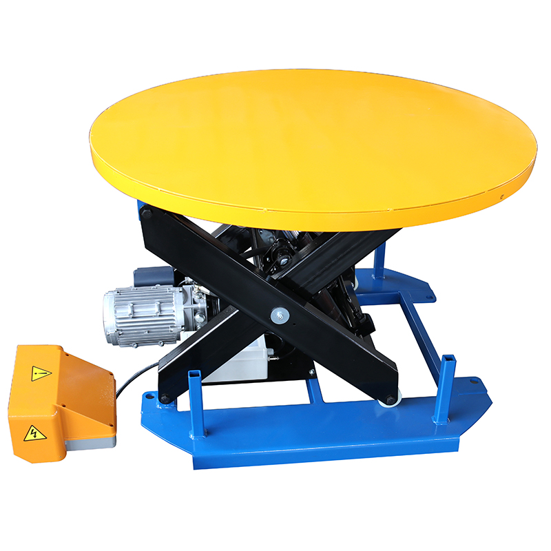 HRL1000 Table élévatrice fixe avec plateau tournant carrousel, table  élévatrice rotative, chargeur de plateau tournant électrique